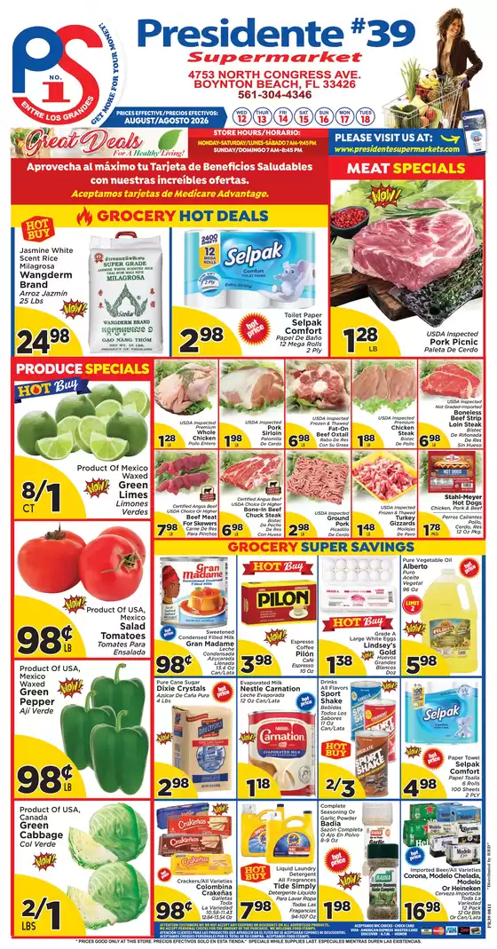 Presidente catalogue | Discover attractive offers | 2026-08-12T00:00:00.000Z - 2026-08-18T00:00:00.000Z