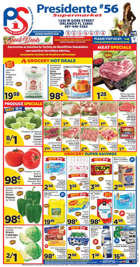 Presidente catalogue | Top offers for all bargain hunters | 2026-08-12T00:00:00.000Z - 2026-08-18T00:00:00.000Z