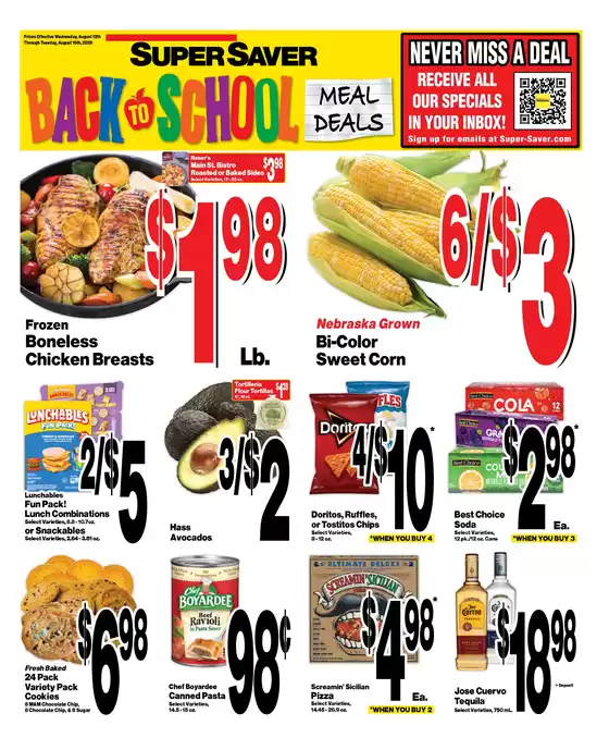 Super Saver catalogue | Attractive special offers for everyone | 2026-08-12T00:00:00.000Z - 2026-08-18T00:00:00.000Z