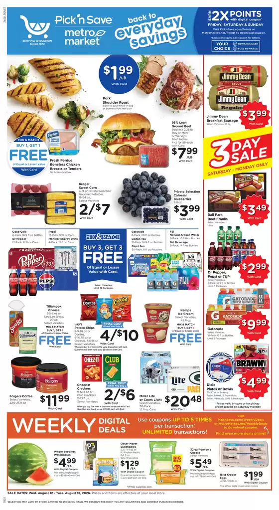 Pick'n Save catalogue | Weekly Ad | 2026-08-12T00:00:00.000Z - 2026-08-18T00:00:00.000Z