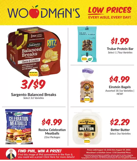 Woodman's catalogue | Attractive special offers for everyone | 2026-08-13T00:00:00.000Z - 2026-08-19T00:00:00.000Z