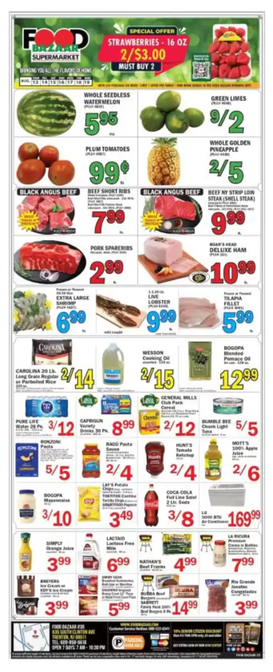 Food Bazaar catalogue in Willingboro NJ | Our best bargains | 2026-08-13T00:00:00.000Z - 2026-08-19T00:00:00.000Z