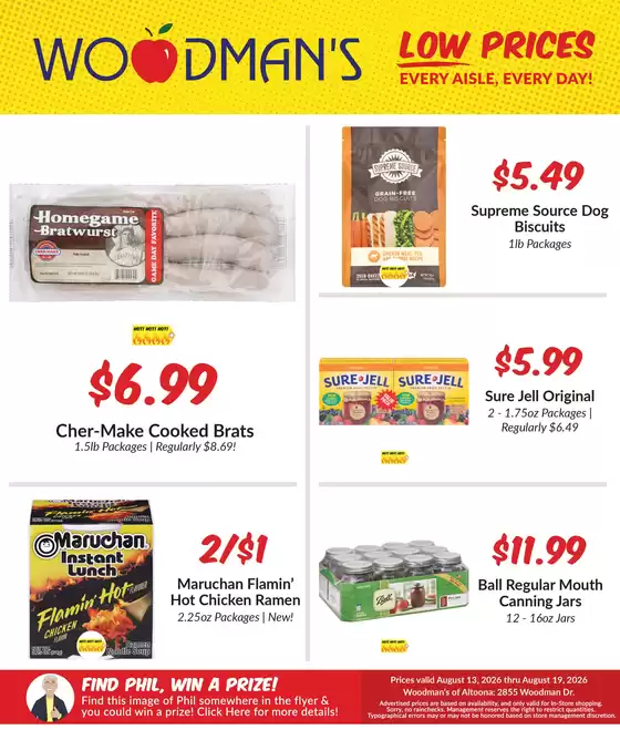 Woodman's catalogue | Woodman's weekly ad | 2026-08-13T00:00:00.000Z - 2026-08-19T00:00:00.000Z