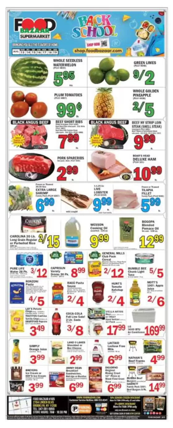 Food Bazaar catalogue | Great discounts on selected products | 2026-08-13T00:00:00.000Z - 2026-08-19T00:00:00.000Z