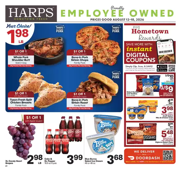 Harp's Market catalogue | Exclusive deals for our customers | 2026-08-12T00:00:00.000Z - 2026-08-18T00:00:00.000Z