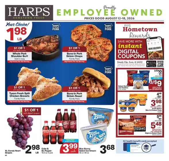 Harp's Market catalogue | Great offer for bargain hunters | 2026-08-12T00:00:00.000Z - 2026-08-18T00:00:00.000Z