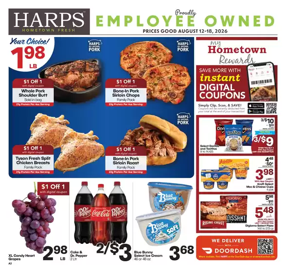 Harp's Market catalogue | Discover attractive offers | 2026-08-12T00:00:00.000Z - 2026-08-18T00:00:00.000Z