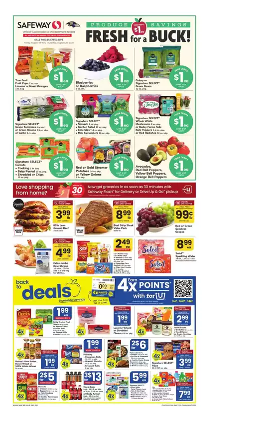 Safeway catalogue in Bethesda MD | Great discounts on selected products | 2026-08-14T00:00:00.000Z - 2026-08-20T00:00:00.000Z