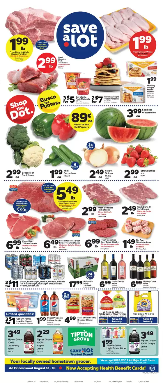Save a Lot catalogue | Top deals for all customers | 2026-08-12T00:00:00.000Z - 2026-08-18T00:00:00.000Z