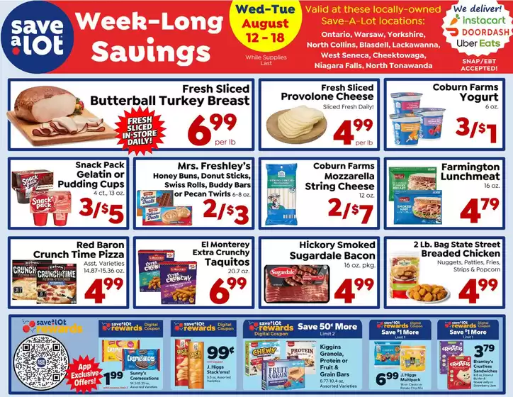 Save a Lot catalogue in Amherst NY | Great offer for bargain hunters | 2026-08-12T00:00:00.000Z - 2026-08-18T00:00:00.000Z