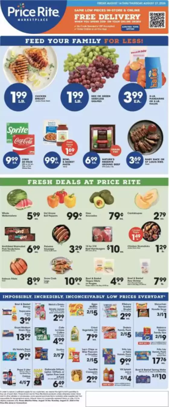 Price Rite catalogue in Mount Rainier MD | Weekly Ads Price Rite | 2026-08-14T00:00:00.000Z - 2026-08-27T00:00:00.000Z