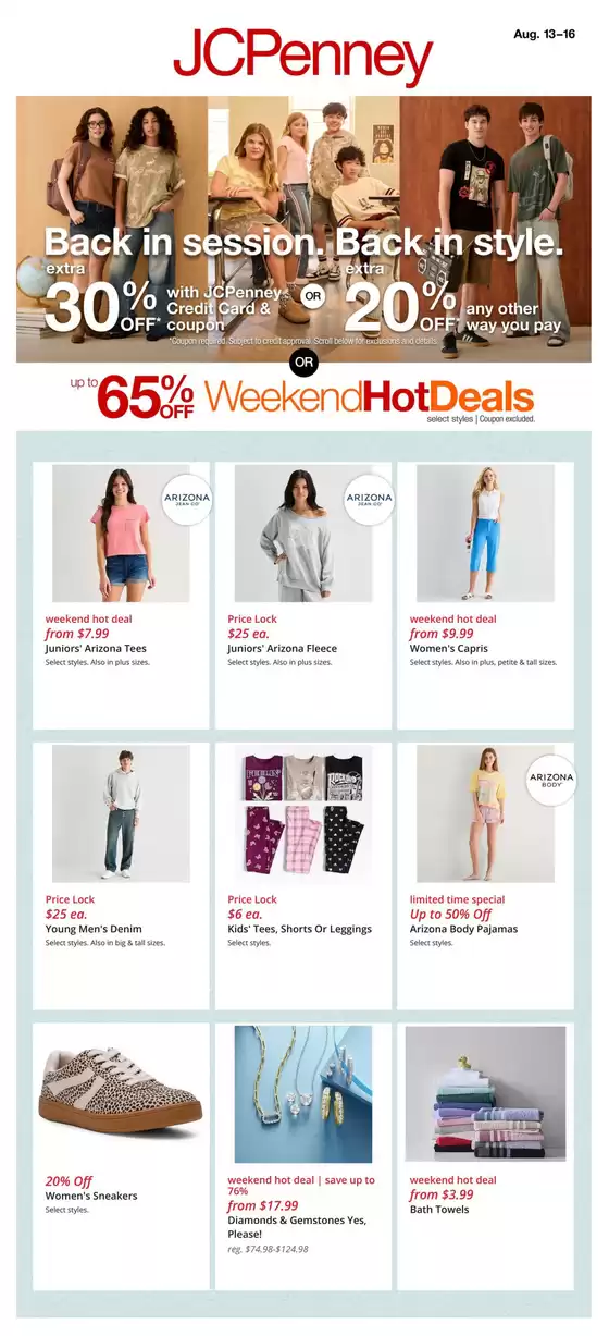 JC Penney catalogue in Downey CA | Store Ads | 2026-08-13T00:00:00.000Z - 2026-08-16T00:00:00.000Z