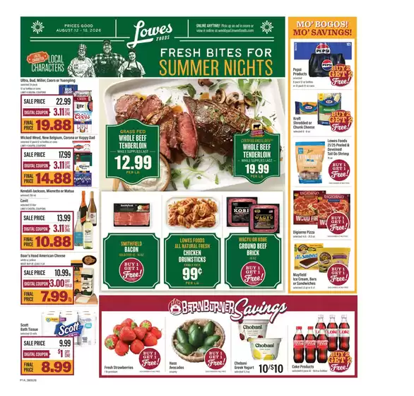 Lowes Foods catalogue | Weekly Ad | 2026-08-12T00:00:00.000Z - 2026-08-18T00:00:00.000Z