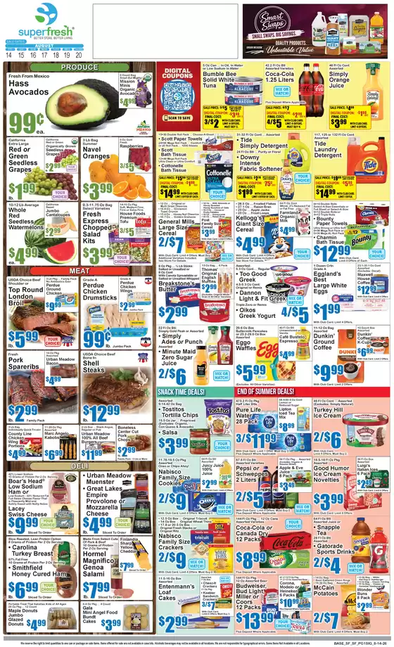 Super Fresh catalogue | Super Fresh weekly ad | 2026-08-14T00:00:00.000Z - 2026-08-20T00:00:00.000Z