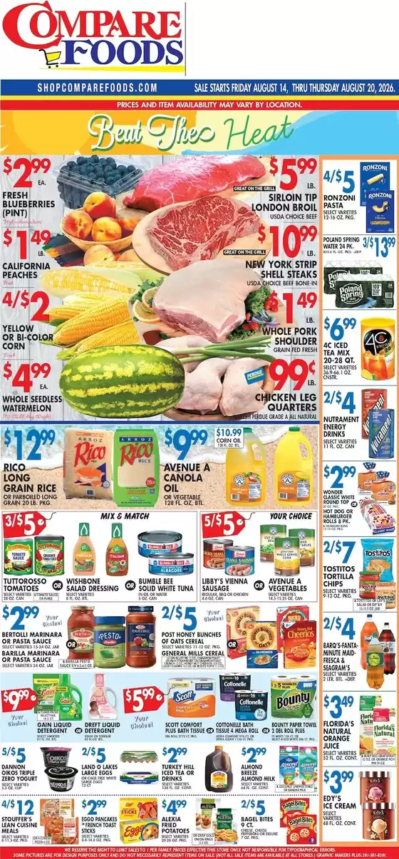 Compare Foods catalogue | Compare Foods weekly ad | 2026-08-14T00:00:00.000Z - 2026-08-20T00:00:00.000Z