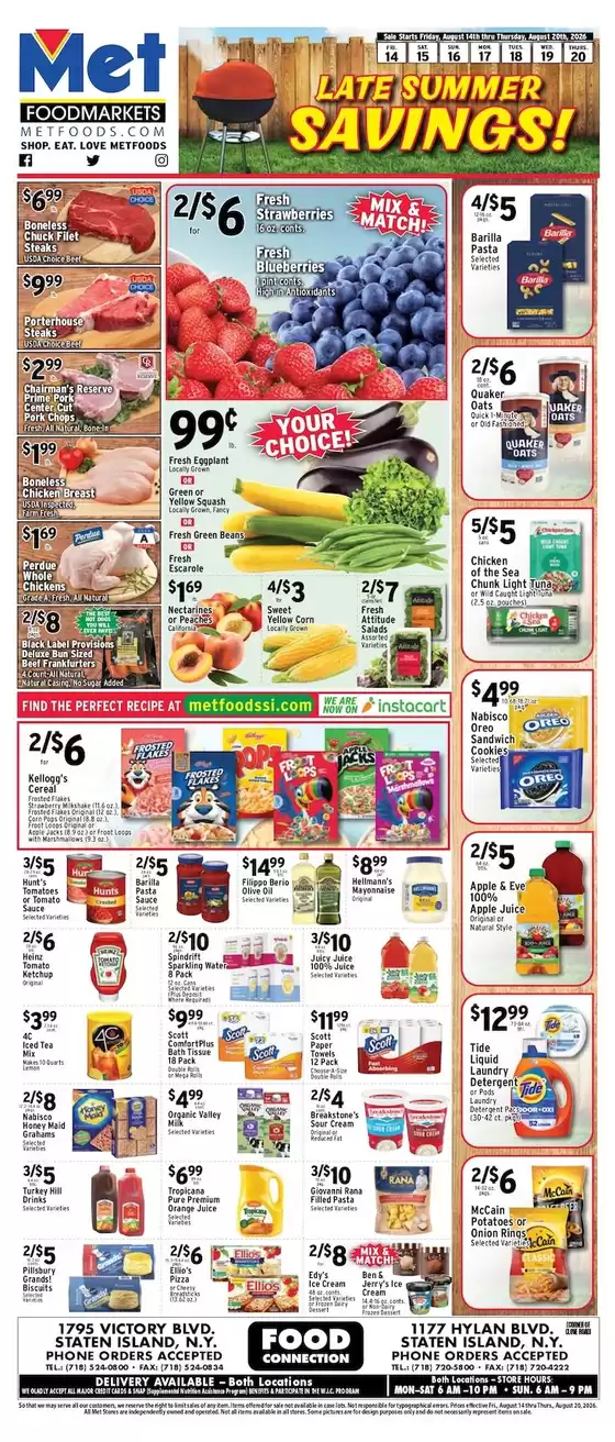 Met Foodmarkets catalogue | Great discounts on selected products | 2026-08-14T00:00:00.000Z - 2026-08-20T00:00:00.000Z