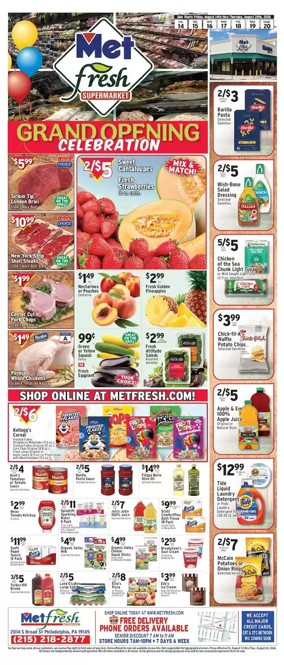 Met Foodmarkets catalogue | Great offer for bargain hunters | 2026-08-14T00:00:00.000Z - 2026-08-20T00:00:00.000Z