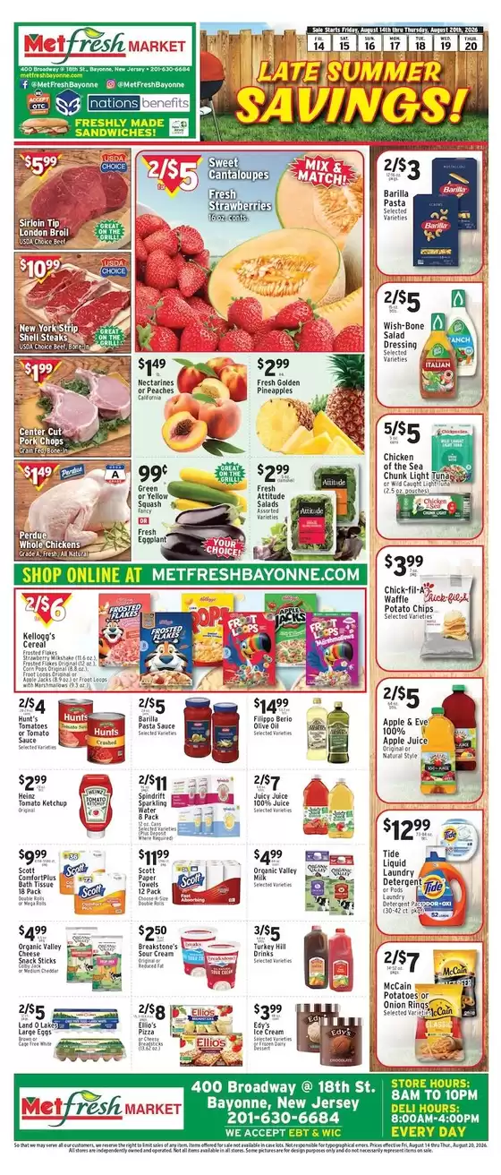 Met Foodmarkets catalogue | Met Foodmarkets weekly ad | 2026-08-14T00:00:00.000Z - 2026-08-20T00:00:00.000Z
