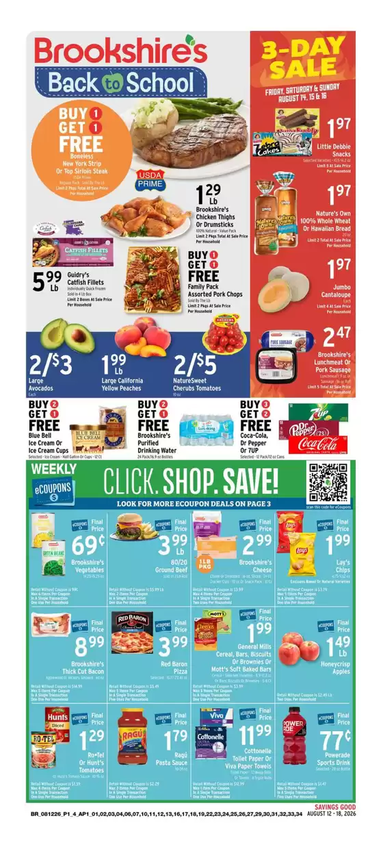 Brookshire's catalogue | Exclusive deals for our customers | 2026-08-12T00:00:00.000Z - 2026-08-18T00:00:00.000Z