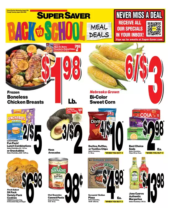 Super Saver catalogue | Attractive special offers for everyone | 2026-08-12T00:00:00.000Z - 2026-08-18T00:00:00.000Z