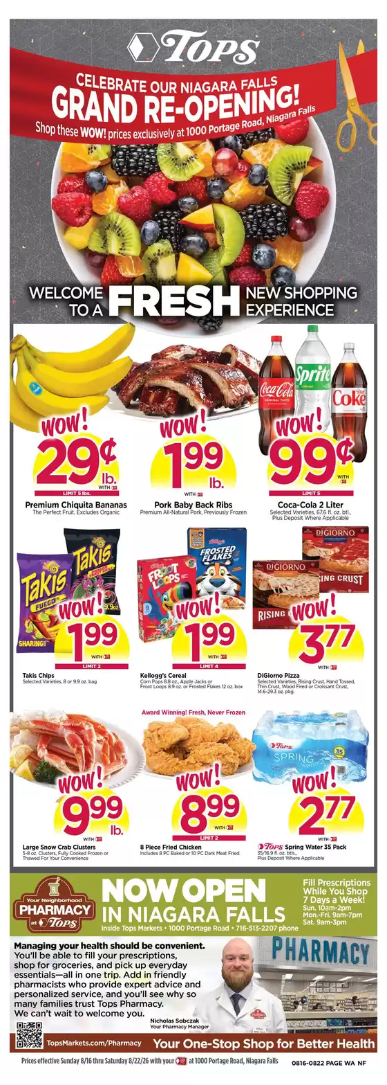 Tops catalogue | Exclusive deals and bargains | 2026-08-16T00:00:00.000Z - 2026-08-22T00:00:00.000Z