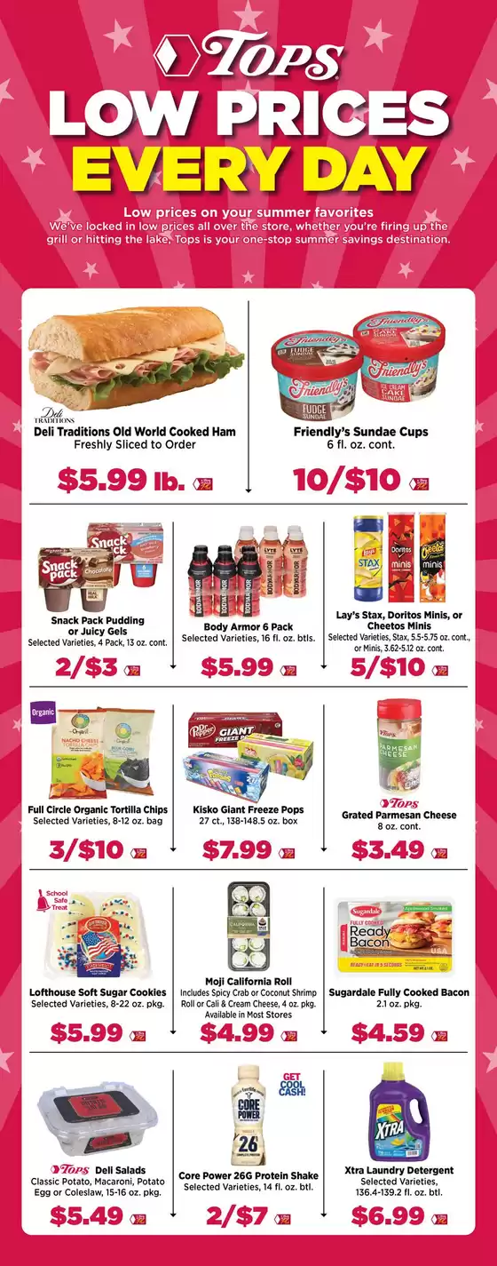 Tops catalogue in East Amherst NY | Tops Low Prices Every Day | 2026-08-16T00:00:00.000Z - 2026-08-22T00:00:00.000Z