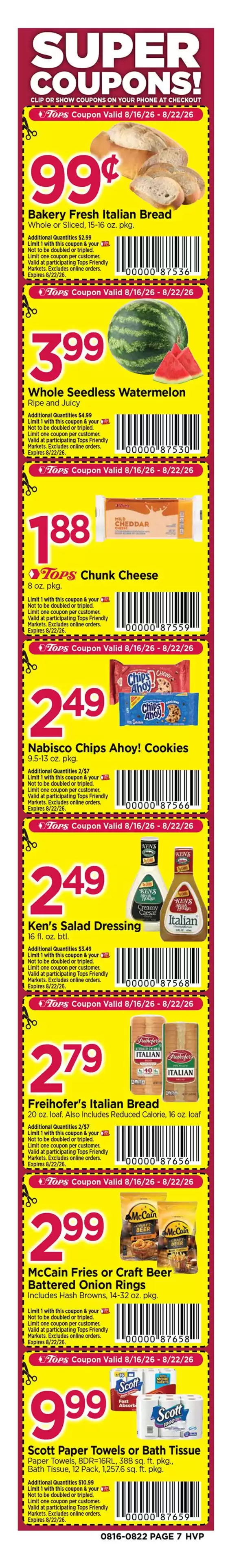 Tops catalogue | Offers for bargain hunters | 2026-08-16T00:00:00.000Z - 2026-08-22T00:00:00.000Z
