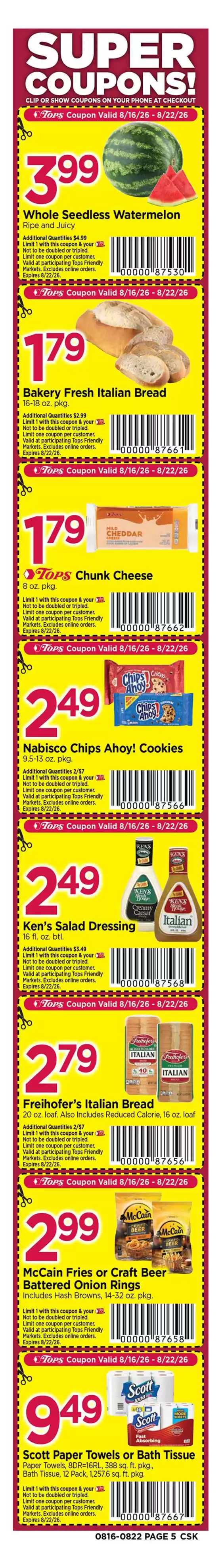 Tops catalogue | Top deals and discounts | 2026-08-16T00:00:00.000Z - 2026-08-22T00:00:00.000Z