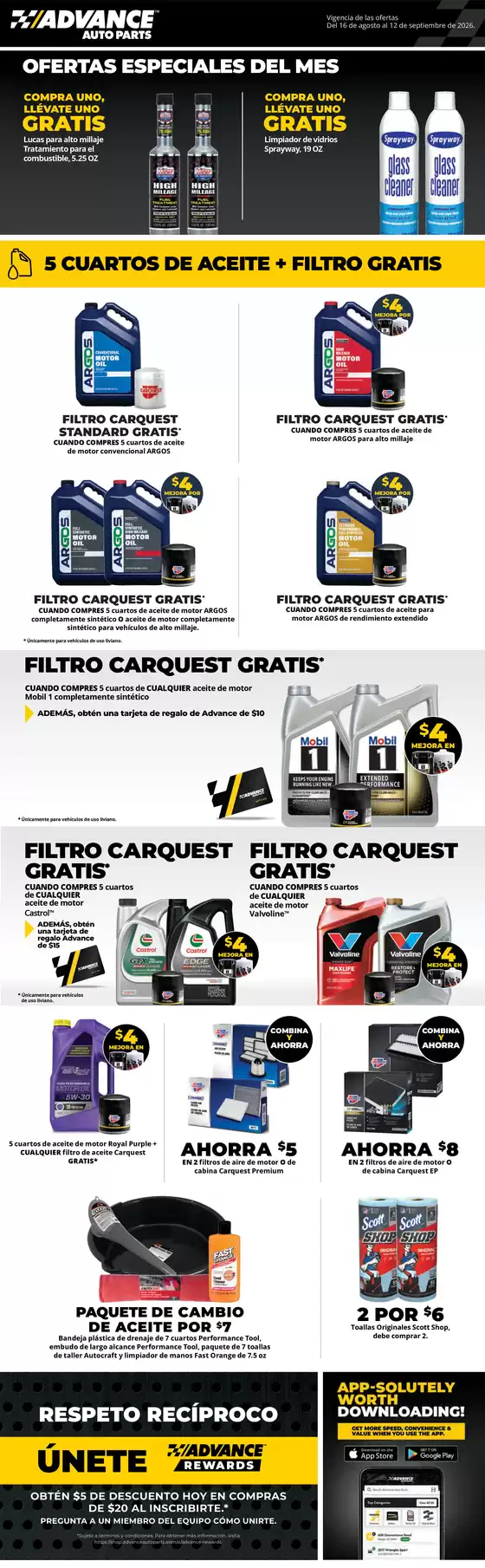 Advance Auto Parts catalogue | DIY PROMO 21892025 Period9DigitalFlyer SP US HHG | 2026-08-16T00:00:00.000Z - 2026-09-12T00:00:00.000Z
