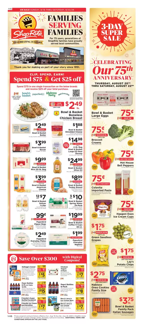 ShopRite catalogue in Perth Amboy NJ | Current deals and offers | 2026-08-13T00:00:00.000Z - 2026-08-22T00:00:00.000Z