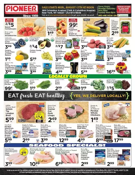 Pioneer Supermarkets catalogue | Pioneer Supermarkets weekly ad | 2026-08-17T00:00:00.000Z - 2026-08-23T00:00:00.000Z