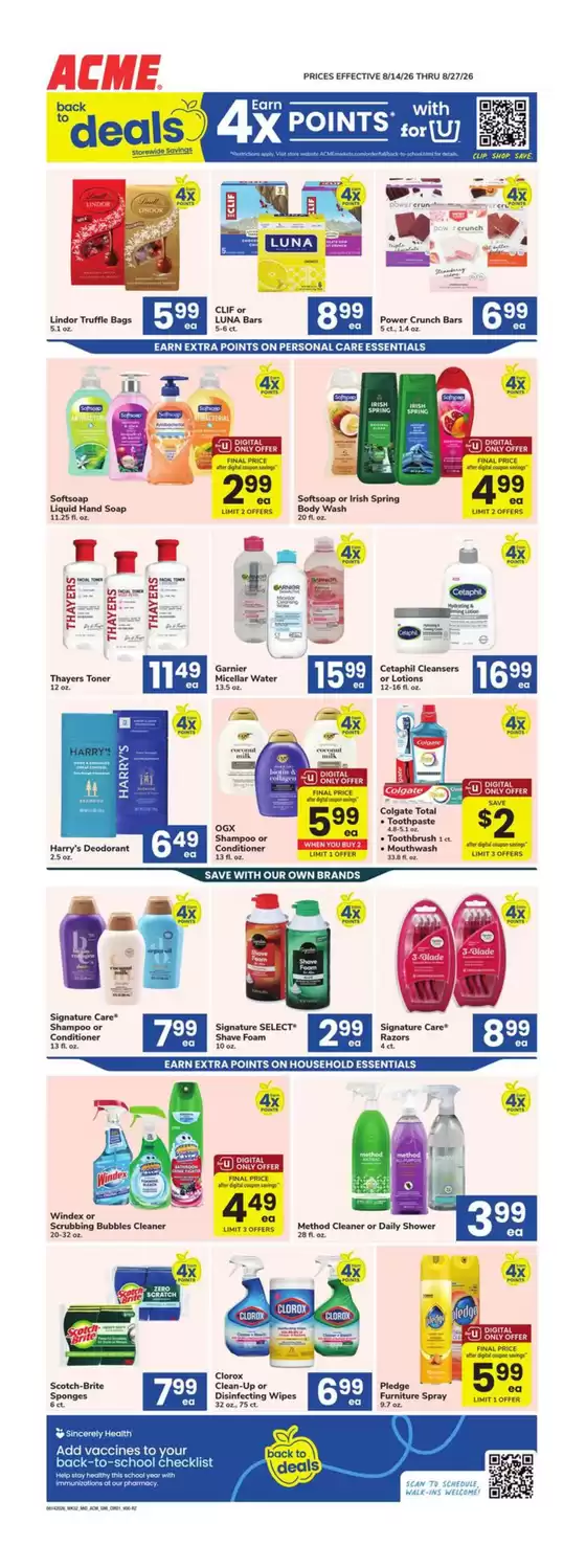 ACME catalogue in Little Neck NY | Acme Markets - GMI | 2026-08-14T00:00:00.000Z - 2026-08-27T00:00:00.000Z