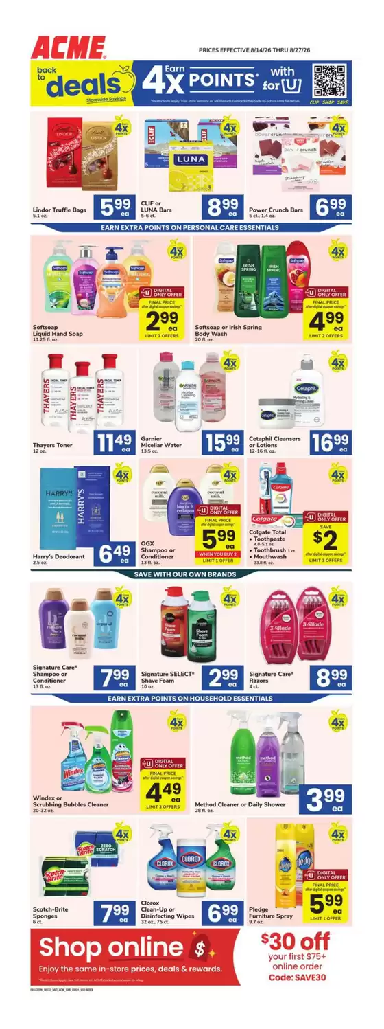 ACME catalogue in Selbyville DE | Acme Markets - GMI | 2026-08-14T00:00:00.000Z - 2026-08-27T00:00:00.000Z