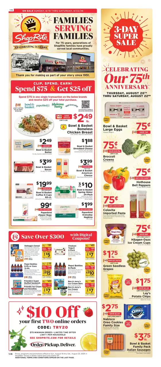 ShopRite catalogue in Stamford CT | New offers to discover | 2026-08-13T00:00:00.000Z - 2026-08-22T00:00:00.000Z