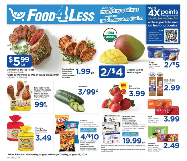 Food 4 Less catalogue in Lawndale CA | Our best bargains | 2026-08-19T00:00:00.000Z - 2026-08-25T00:00:00.000Z