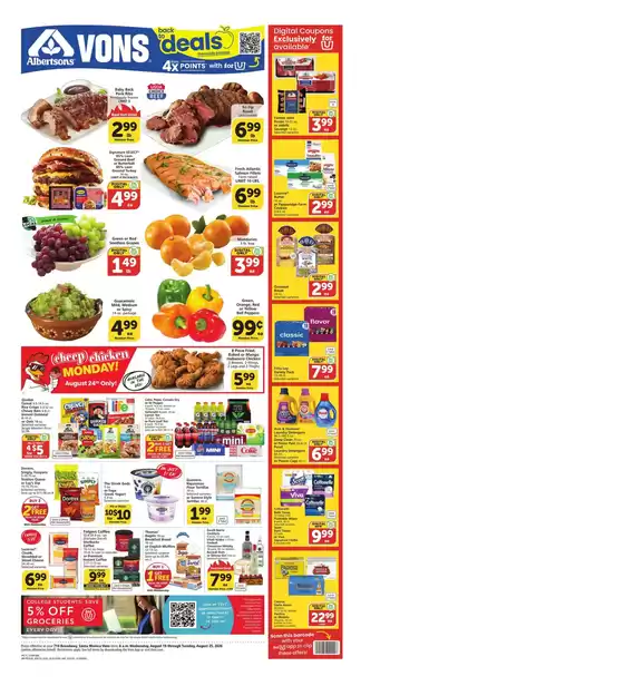 Vons catalogue in Brea CA | Weekly Ad - SoCal | 2026-08-19T00:00:00.000Z - 2026-08-25T00:00:00.000Z