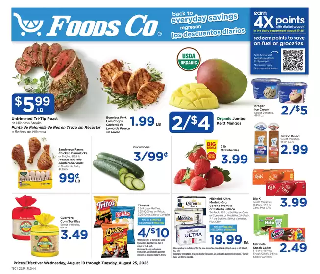 Foods Co catalogue in Visalia CA | Weekly Ad | 2026-08-19T00:00:00.000Z - 2026-08-25T00:00:00.000Z