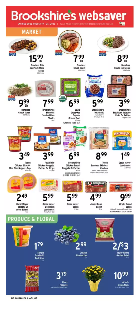 Brookshire's catalogue in Tyler TX | New offers to discover | 2026-08-19T00:00:00.000Z - 2026-08-25T00:00:00.000Z