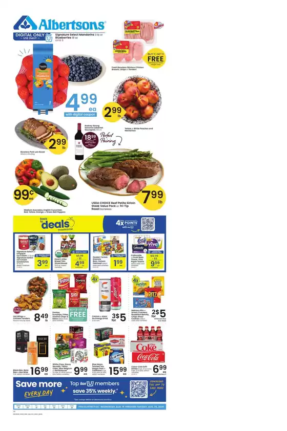 Albertsons catalogue | Top offers for all bargain hunters | 2026-08-19T00:00:00.000Z - 2026-08-25T00:00:00.000Z