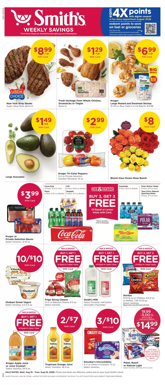 Smith's catalogue | Top deals and discounts | 2026-08-19T00:00:00.000Z - 2026-08-25T00:00:00.000Z