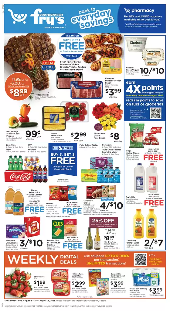 Fry's catalogue in Tempe AZ | Weekly Ad | 2026-08-19T00:00:00.000Z - 2026-08-25T00:00:00.000Z