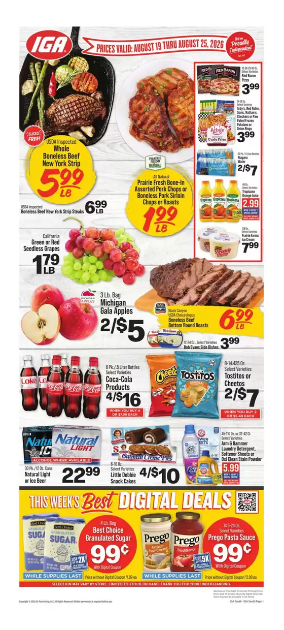 IGA catalogue | Exclusive bargains | 2026-08-19T00:00:00.000Z - 2026-08-25T00:00:00.000Z