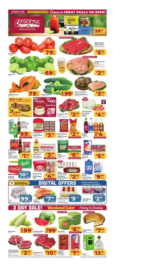 Cardenas catalogue | Exclusive deals and bargains | 2026-08-19T00:00:00.000Z - 2026-08-25T00:00:00.000Z