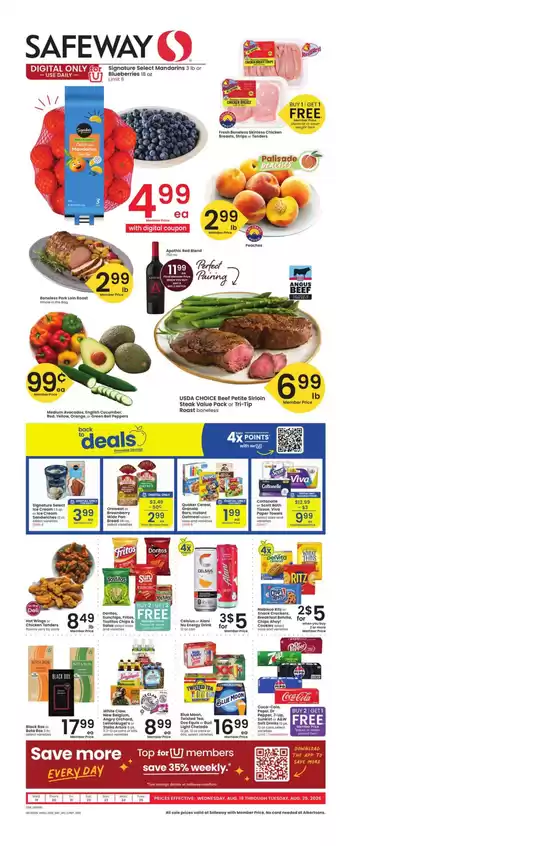 Safeway catalogue | Offers for bargain hunters | 2026-08-19T00:00:00.000Z - 2026-08-25T00:00:00.000Z