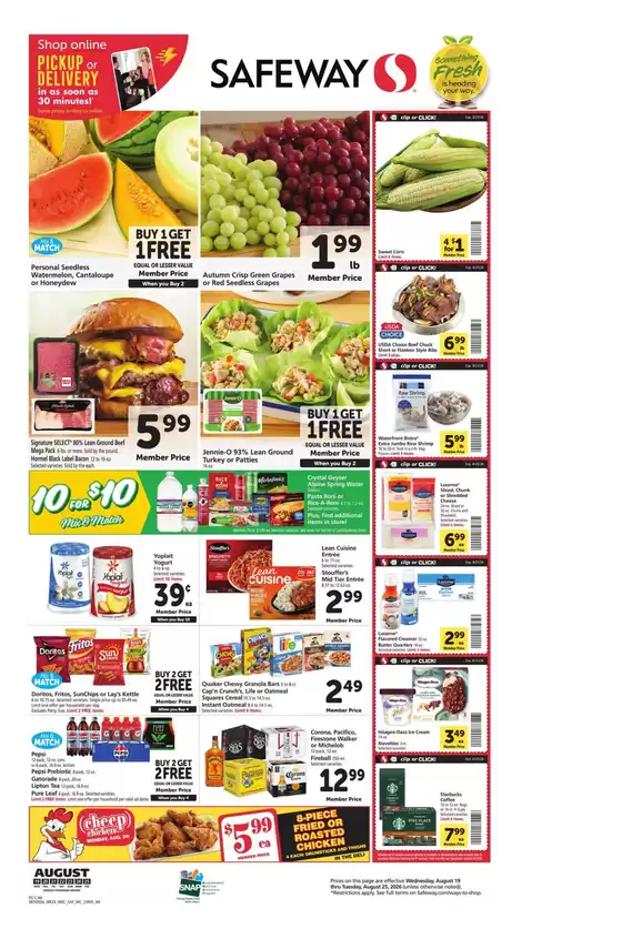 Safeway catalogue | Discover attractive offers | 2026-08-19T00:00:00.000Z - 2026-08-25T00:00:00.000Z