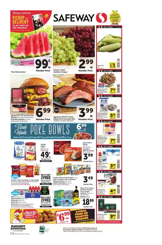 Safeway catalogue | Our best offers for you | 2026-08-19T00:00:00.000Z - 2026-08-25T00:00:00.000Z