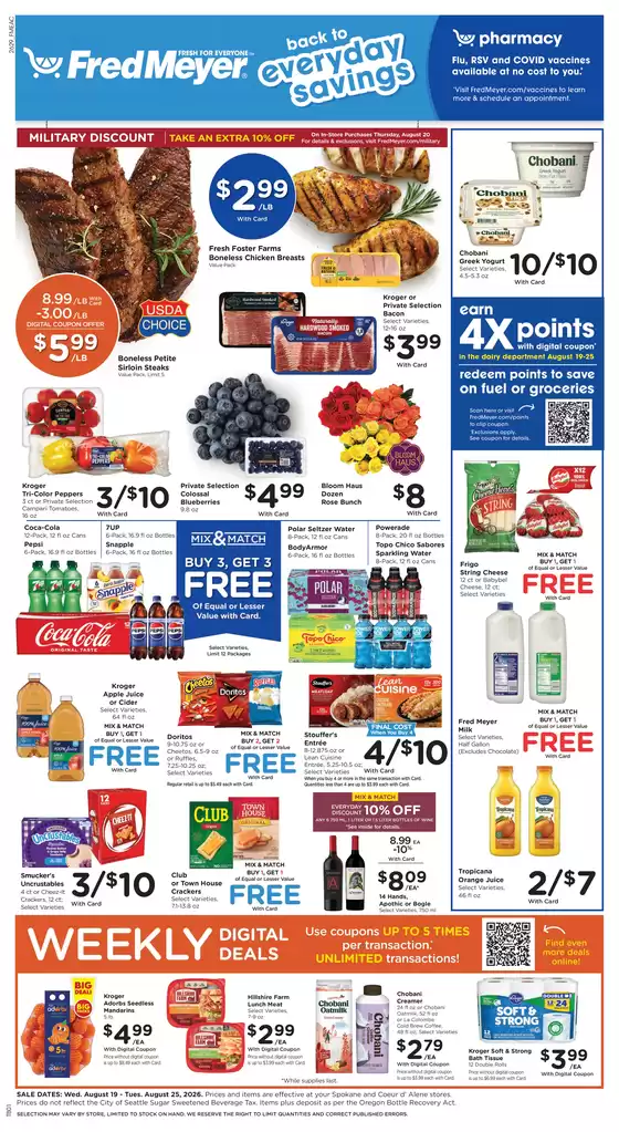 Fred Meyer catalogue | New offers to discover | 2026-08-19T00:00:00.000Z - 2026-08-25T00:00:00.000Z