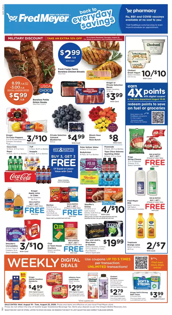 Fred Meyer catalogue | Current bargains and offers | 2026-08-19T00:00:00.000Z - 2026-08-25T00:00:00.000Z