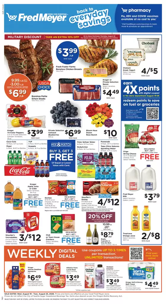 Fred Meyer catalogue | Top offers for all bargain hunters | 2026-08-19T00:00:00.000Z - 2026-08-25T00:00:00.000Z