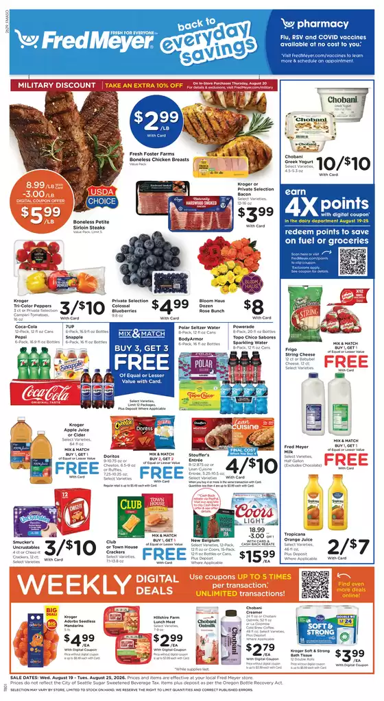 Fred Meyer catalogue | Top offers for smart savers | 2026-08-19T00:00:00.000Z - 2026-08-25T00:00:00.000Z